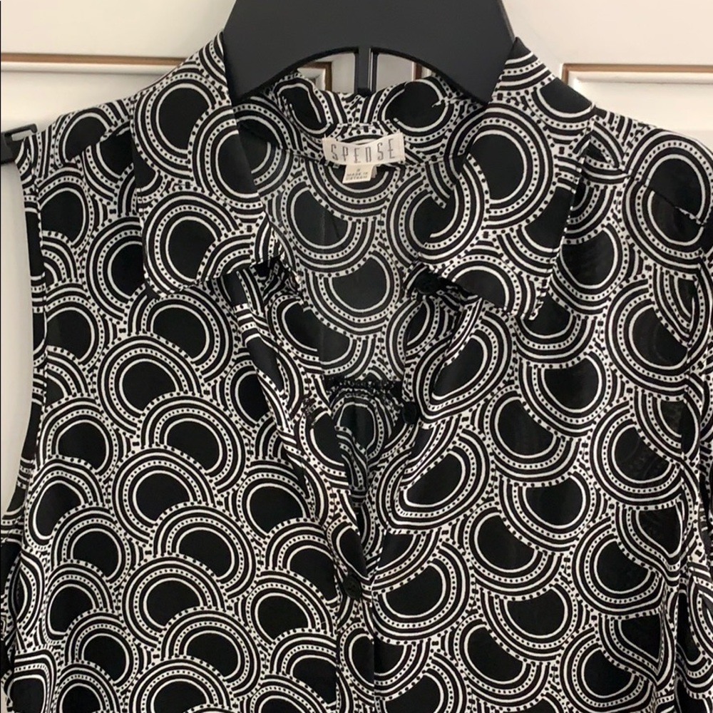 Long Button Down Top With Side Slits. - image 2